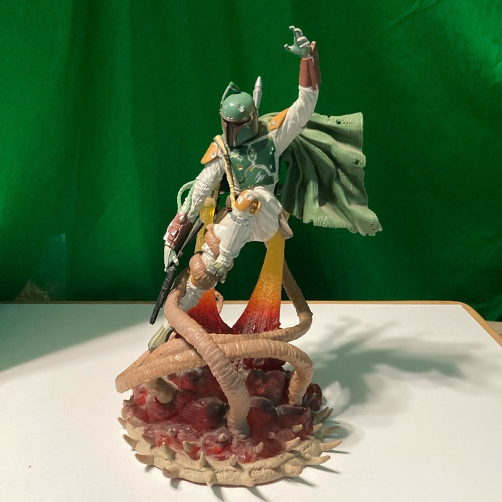 Star Wars Unleashed Boba Fett Saralacc Pit Figure 2005